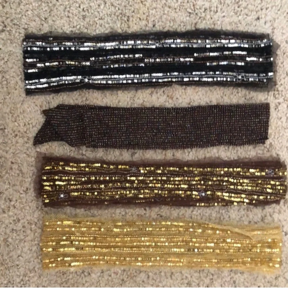 Cache New Sequin Beaded Belt Scarf 4 Colors To Choose From Top Pants NWT